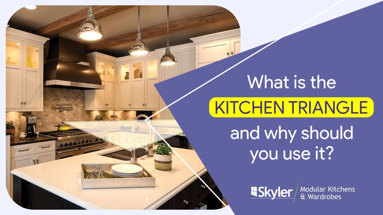 What is the kitchen triangle and why should you use it to have the best modular kitchen in Raipur?